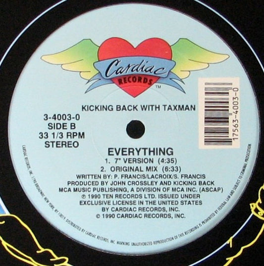 Kicking Back With Taxman : Everything (12")
