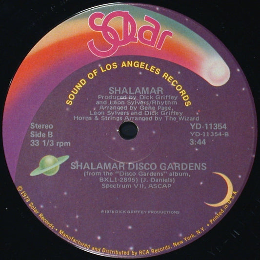 Shalamar : Take That To The Bank (12", Single)