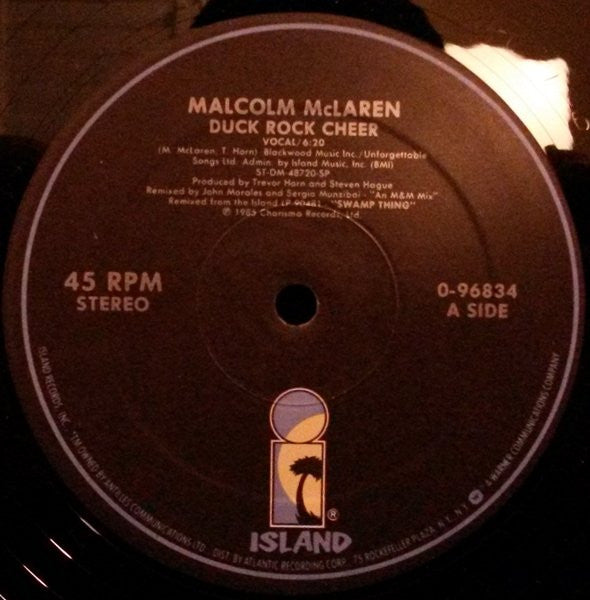 Malcolm McLaren : Duck Rock Cheer (12")