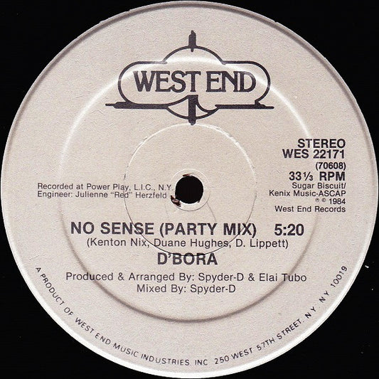 D'Bora : No Sense (12")