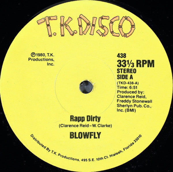 Blowfly : Rapp Dirty (12", She)
