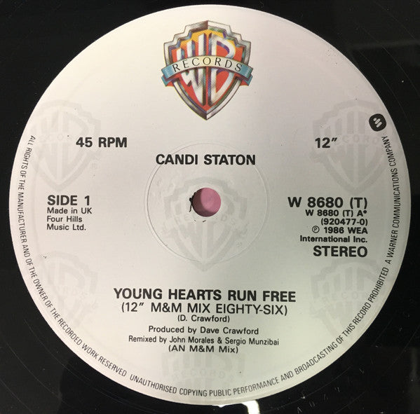Candi Staton : Young Hearts Run Free (12")