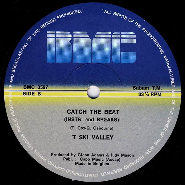 T-Ski Valley : Catch The Beat (Scratch The Beat) (12", Single)