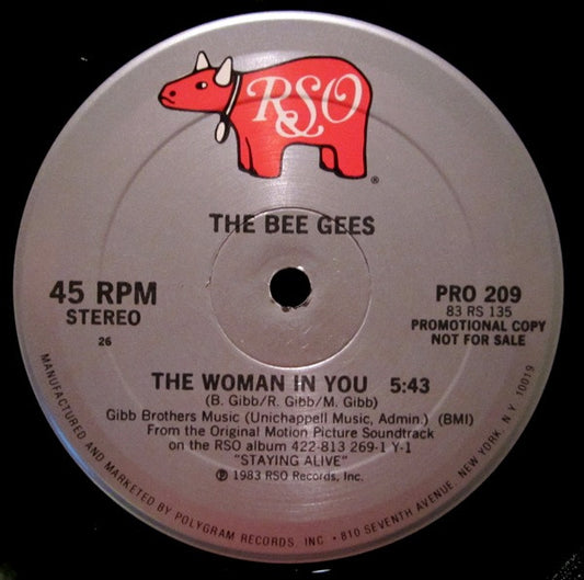 The Bee Gees* : The Woman In You (12", Promo, 26)