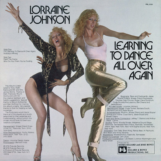 Lorraine Johnson : Learning To Dance All Over Again (LP, Album, Promo)