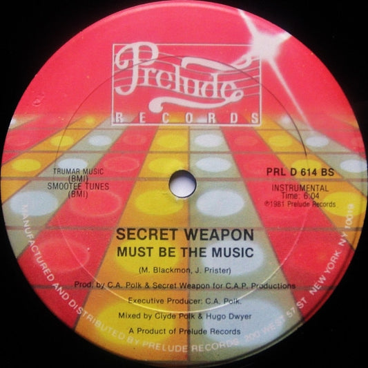 Secret Weapon (2) : Must Be The Music (12")