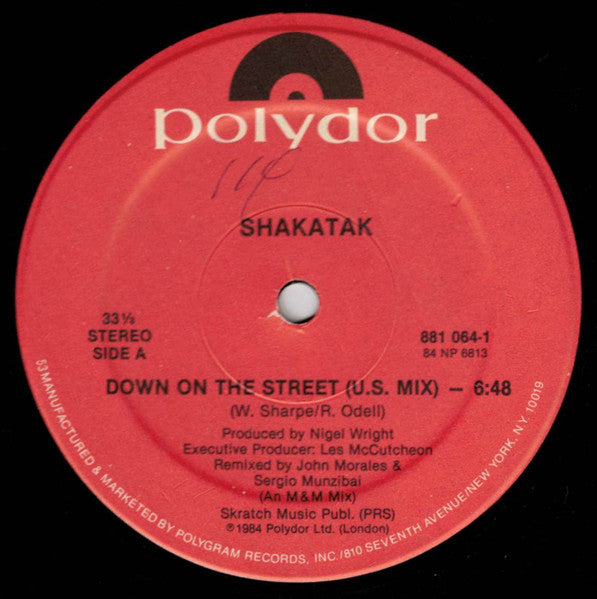 Shakatak : Down On The Street (12", Hau)