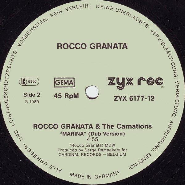 Rocco Granata : Marina (Remix '89) (12")