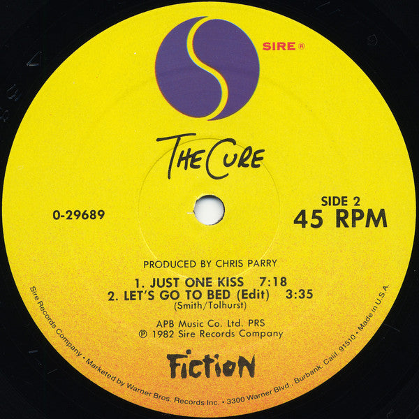 The Cure : Let's Go To Bed (12", Maxi, SRC)