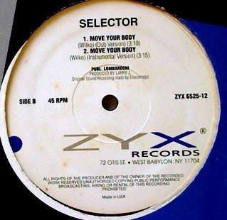 Selector : Move Your Body (12")