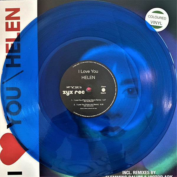 Helen (2) : I Love You (12", Maxi, RE, Tra)