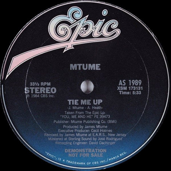 Mtume : I Simply Like (12", Promo)