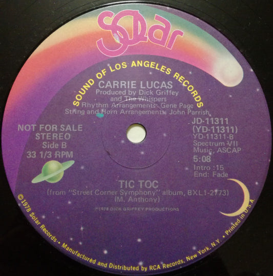 Carrie Lucas : Street Corner Symphony (12", Promo)