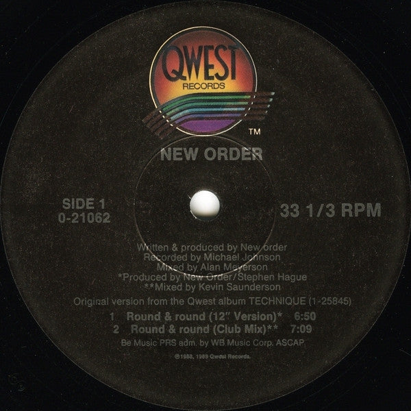 Neworder* : Round&round (12", Maxi, SRC)