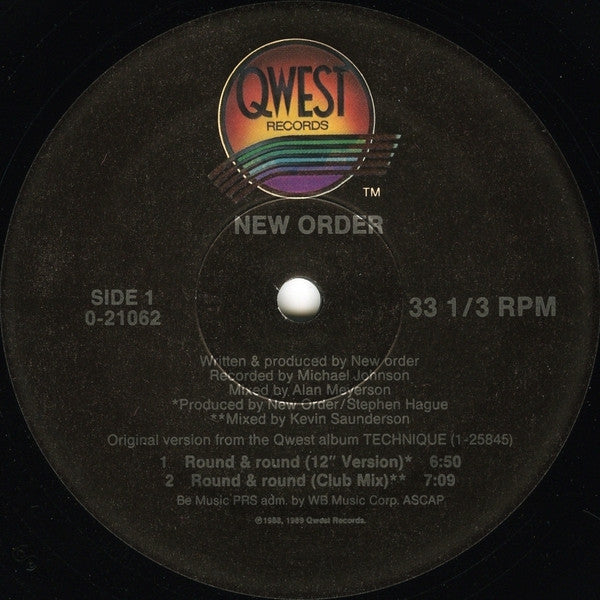 Neworder* : Round&round (12", Maxi, SRC)