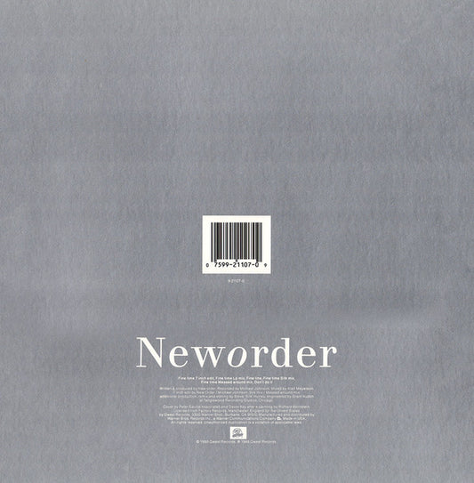 Neworder* : Fine Time (12", Maxi, Spe)