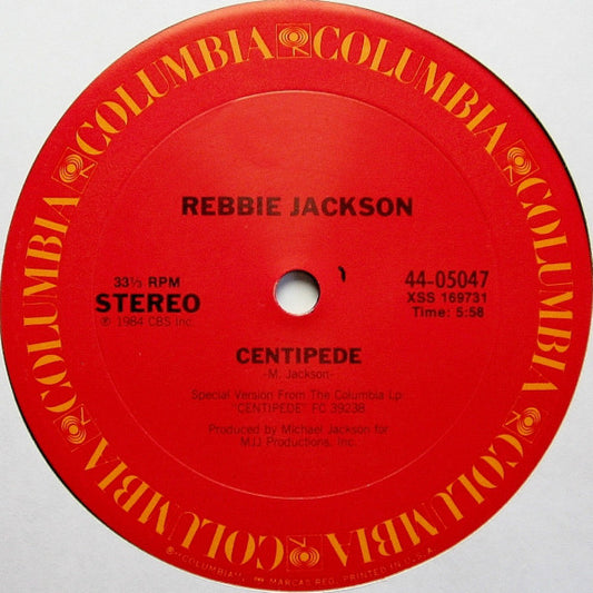Rebbie Jackson : Centipede (12", Single)