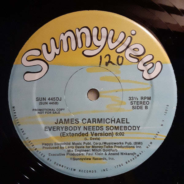 James Carmichael (2) : Everybody Needs Somebody (12", Promo)
