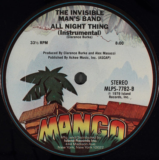 The Invisible Man's Band* : All Night Thing (12")