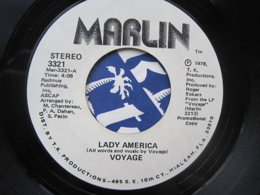 Voyage : Lady America (7", Promo)