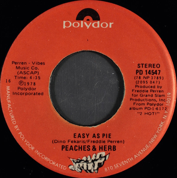 Peaches & Herb : Reunited (7", 16 )