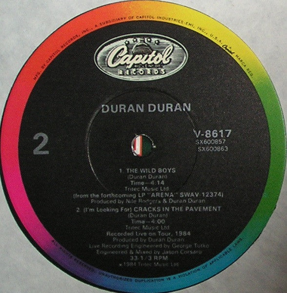 Duran Duran : The Wild Boys (12", Single)