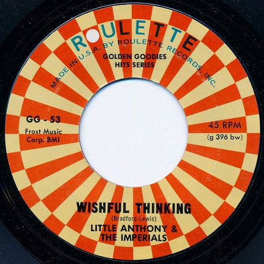 Little Anthony & The Imperials : Two People In The World (7", RE)