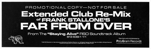 Frank Stallone : Far From Over (12", Promo)