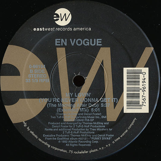 En Vogue : My Lovin' (You're Never Gonna Get It) (12")