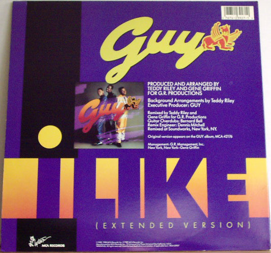Guy : I Like (Extended Version) (12", Single)