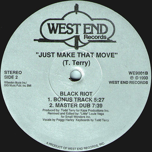 Black Riot : Just Make That Move (12")