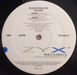 Elevation 4th : Walking (12", Maxi)