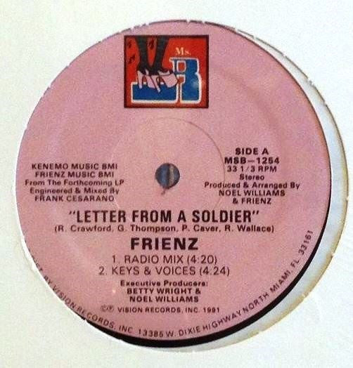 Frienz : Letter From A Soldier (12")