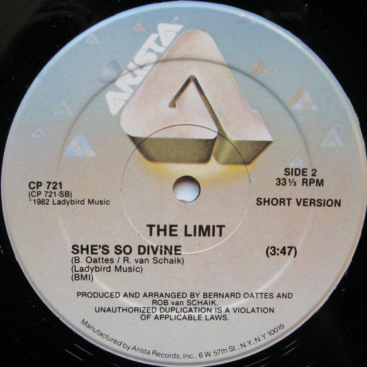 The Limit (2) : She's So Divine (12")