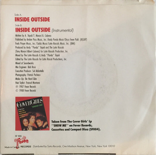 The Cover Girls : Inside Outside (7")