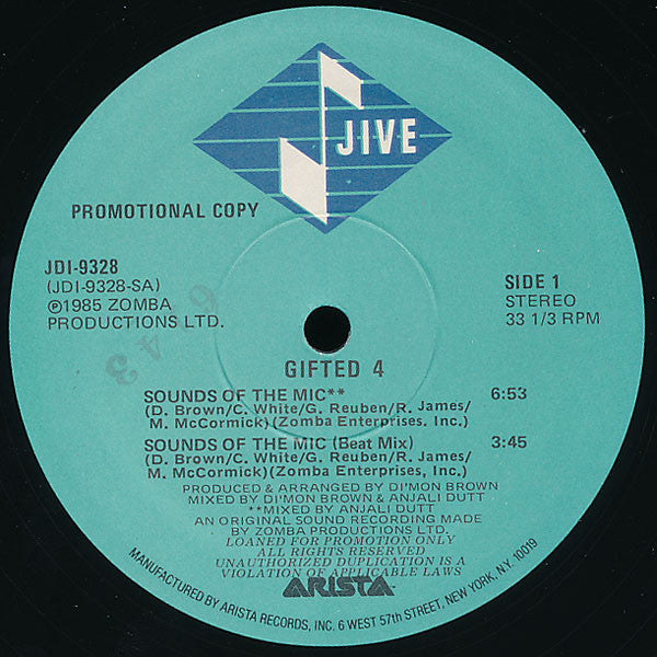 Gifted 4 : Sounds Of The Mic (12", Promo)