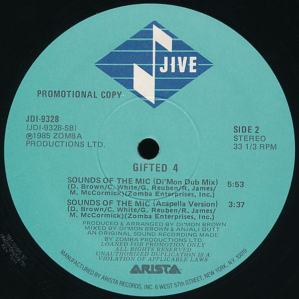 Gifted 4 : Sounds Of The Mic (12", Promo)