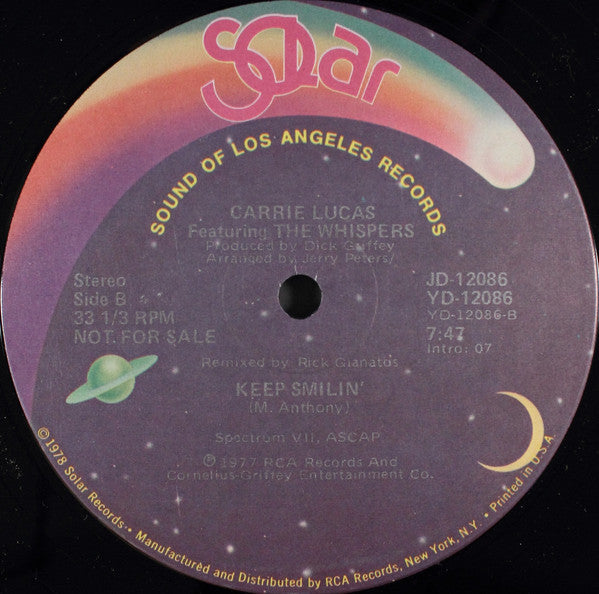 Carrie Lucas : It's Not What You Got (It's How You Use It) (12", Promo)