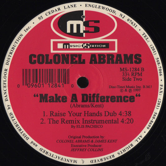 Colonel Abrams : Make A Difference (12")