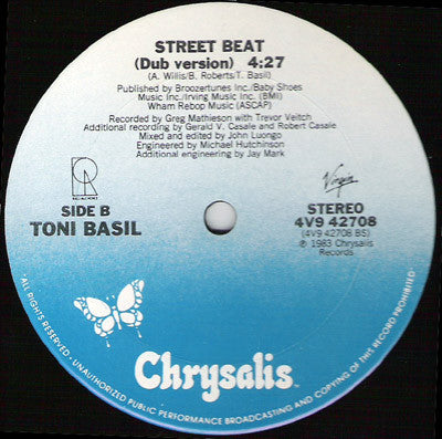 Toni Basil : Street Beat (12")