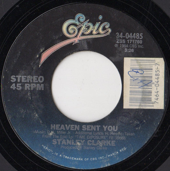 Stanley Clarke : Heaven Sent You / Speedball (7", Styrene)