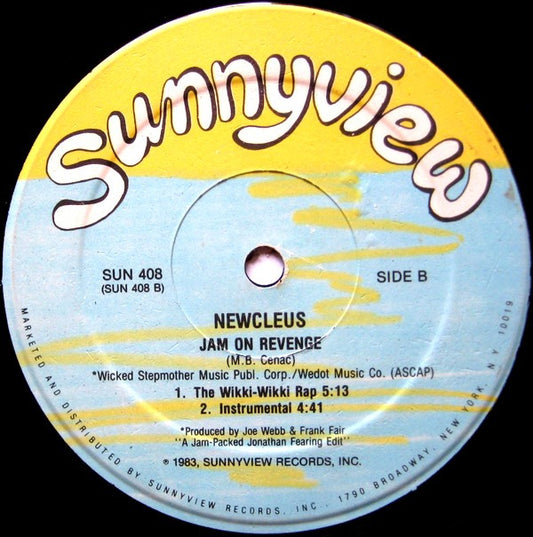 Newcleus : Jam On Revenge (The Wikki-Wikki Song) (12")