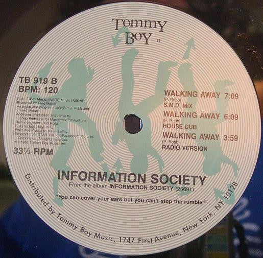Information Society : Walking Away (12", Single)