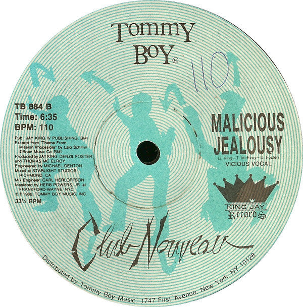Club Nouveau : Jealousy (12")