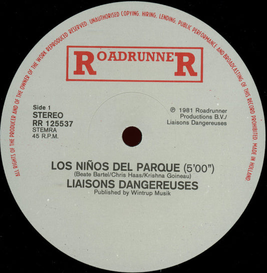 Liaisons Dangereuses : Los Niños Del Parque (12", No )