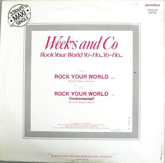 Weeks & Co. : Rock Your World (12", Maxi)