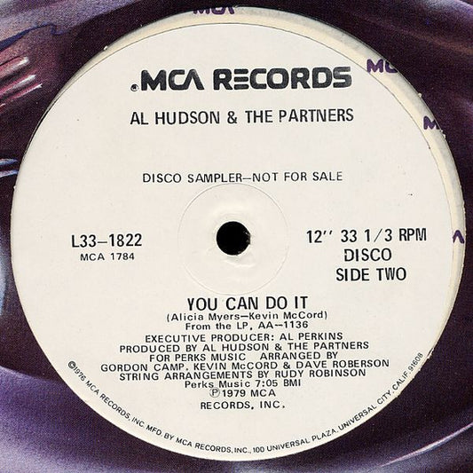 Al Hudson & The Partners : You Can Do It (12", Promo)