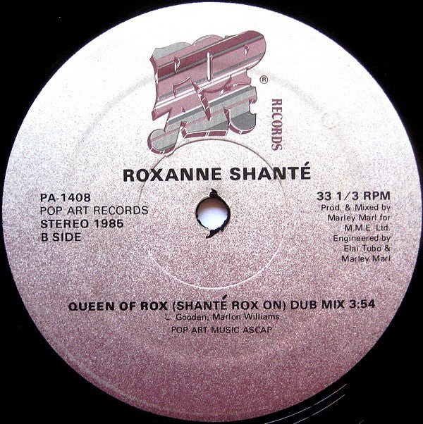 Roxanne Shanté : Queen Of Rox (Shanté Rox On) (12")