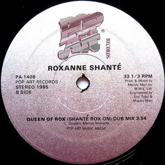 Roxanne Shanté : Queen Of Rox (Shanté Rox On) (12")