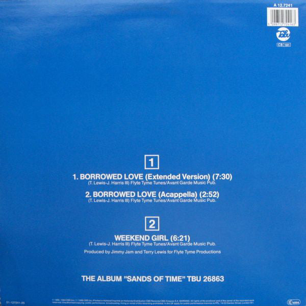 S.O.S. Band* : Borrowed Love (Extended Version) (12", Maxi)